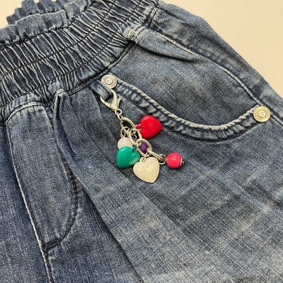 LIU JO Girls Denim Flowy Shorts Size  7 - Picture 2 of 4